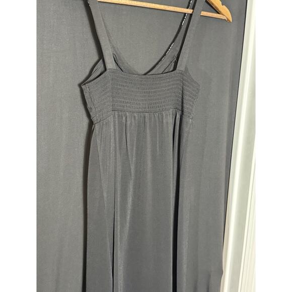 Candie's Midi Dress Black with Beaded Halter Style Front- Retro Y2K- Size Small - Picture 6 of 9